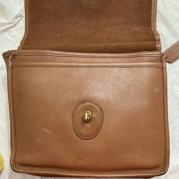 Coach vintage English tan leather reissue Willis bag 0 9927 - Picture 5 of 14